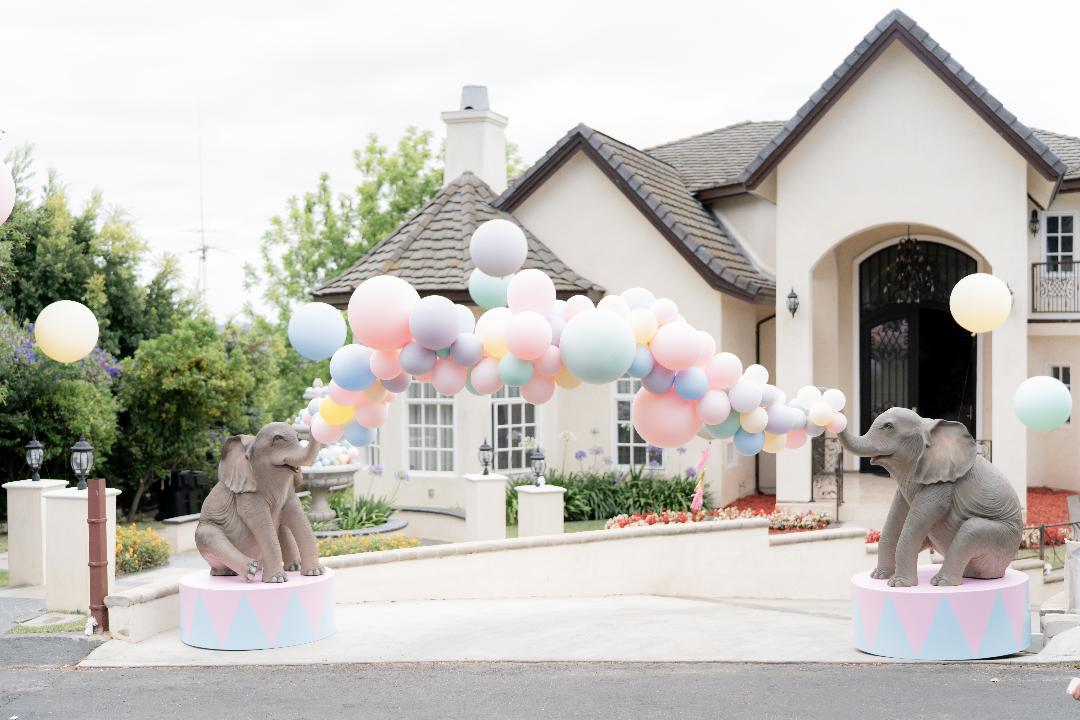 Elephant Sitting - Custom Prop Rentals