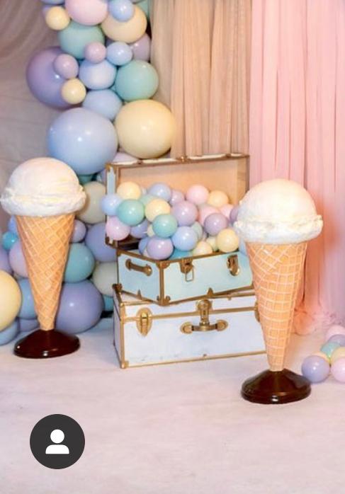 Ice Cream Mint Green - Custom Prop Rentals