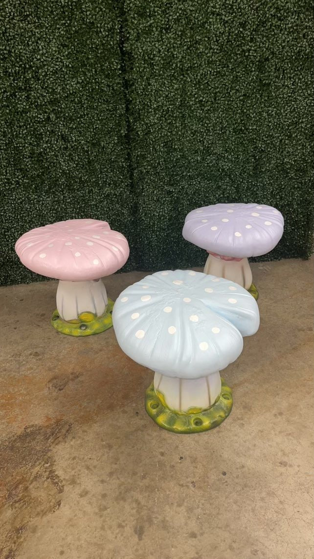 Mushroom Pastel Pink Split - Custom Prop Rentals