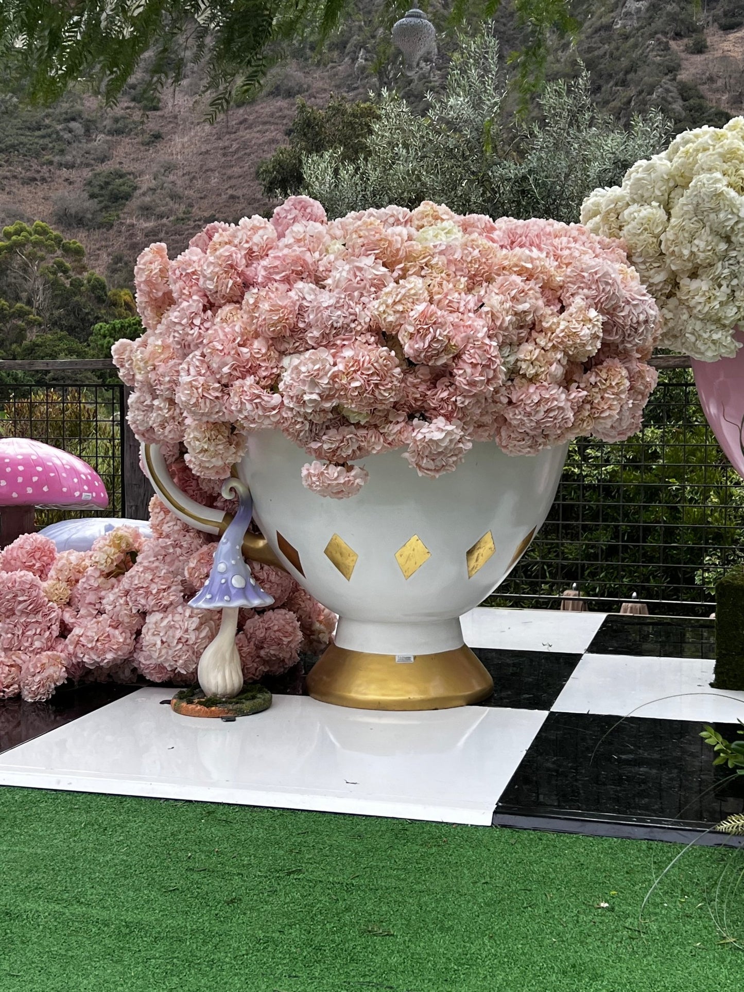 Mushroom Whimsical Pastel Lavender - Custom Prop Rentals