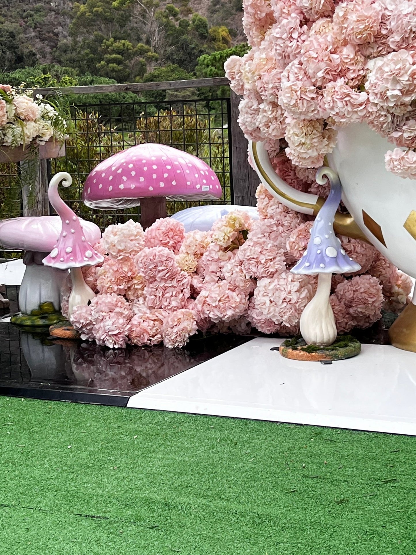 Mushroom Whimsical Pastel Pink - Custom Prop Rentals
