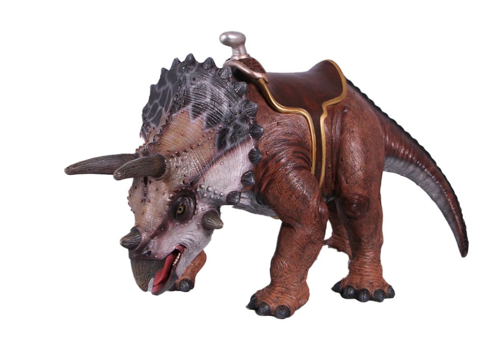 Triceratops Dinosaur With Saddle - Custom Prop Rentals