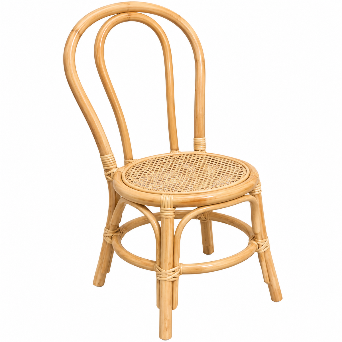 Kid Rattan Bend Back Natural