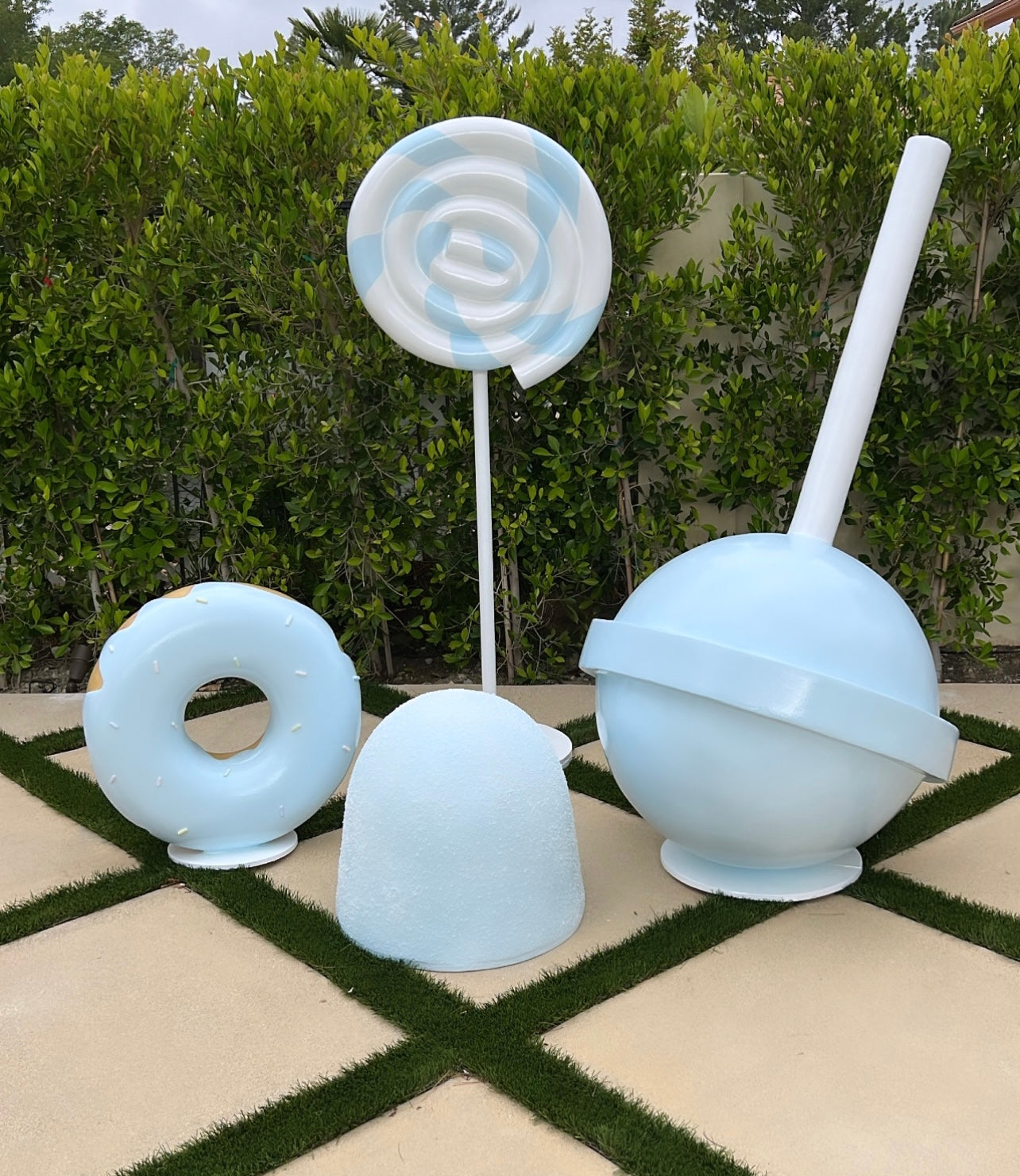 Lollipop Upside Down Pastel Blue 5ft