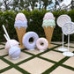 Ice Cream Double Scoop 6ft Pastel Lavender/Pink