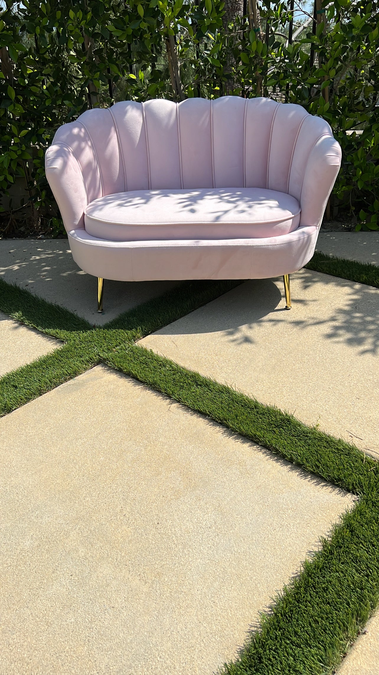 Kids Couch Pink