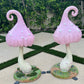 Mushroom Enchanted  Pastel Pink