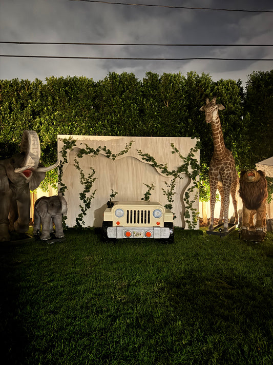 Safari Backdrop 3D