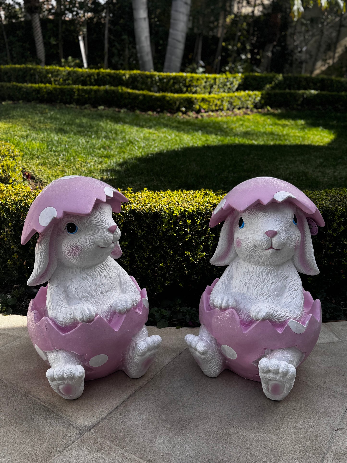 Hatching Bunny Pink Pair