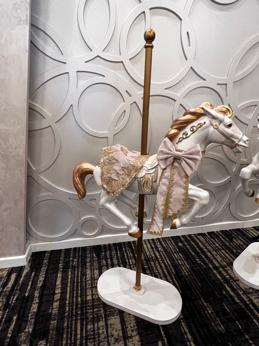Carousel Horse on Stand with Dress