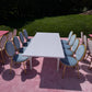 Kids White Rectangular Table White