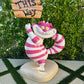 Cheshire Cat with Sign