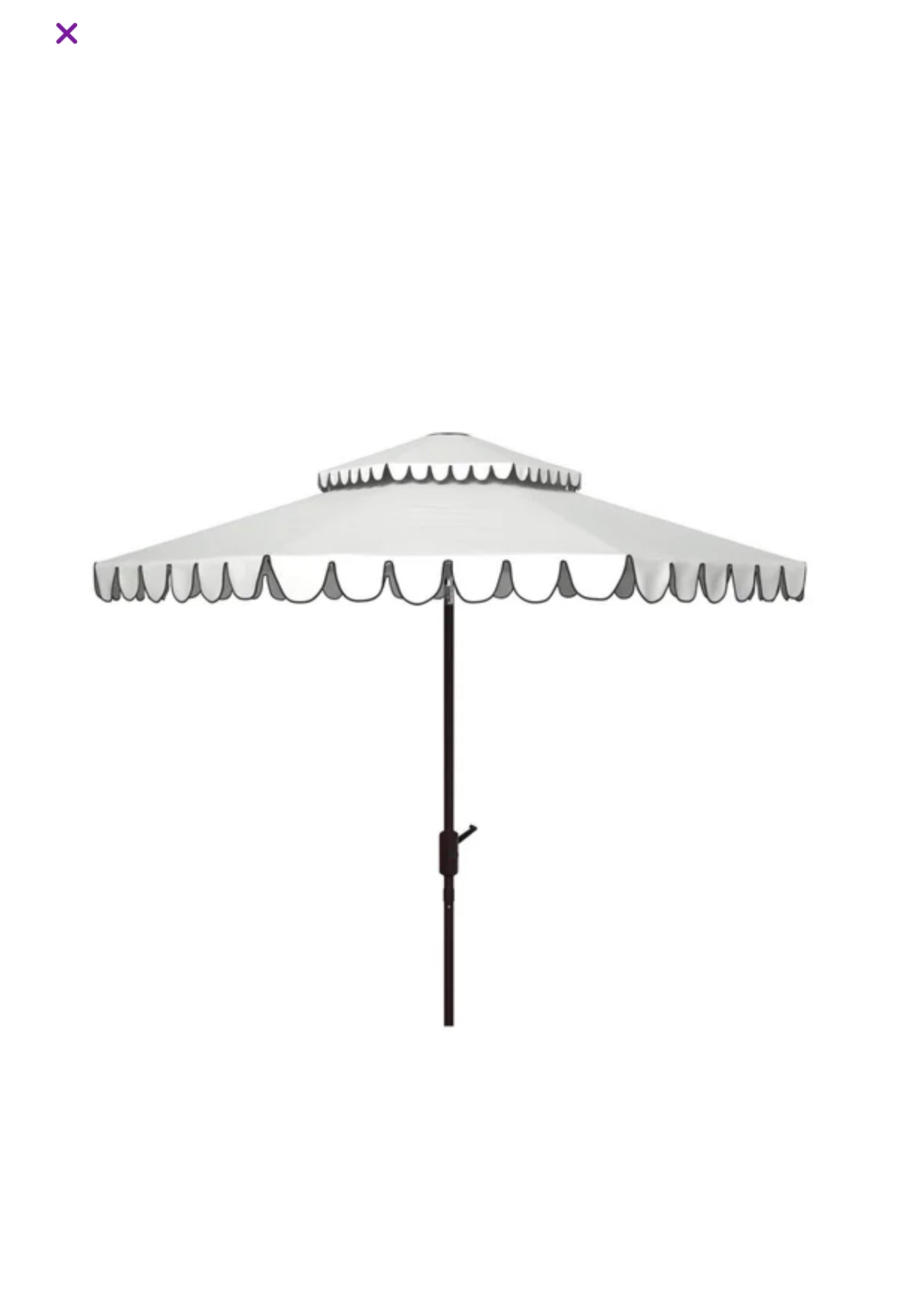 Outdoor Umbrella White