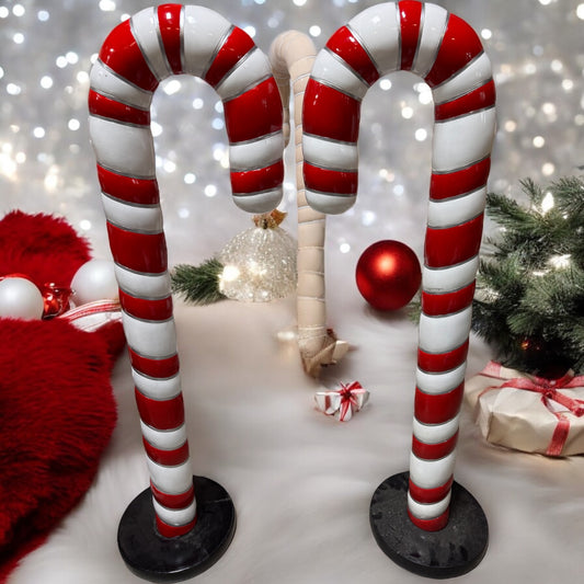 Candy Cane Red & White