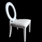 Kids Oval Back Chair White