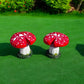 Mushroom Red & White Split