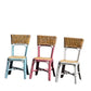 Kids Rattan Square Back Pink