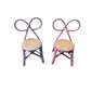 Kid Rattan Bow Tie Lavender