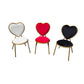Kids Heart Chair Red