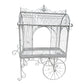 White Antique Cart