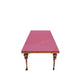 Kids Gold Rectangular Table Pink