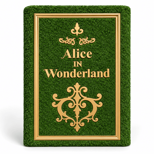 Alice in Wonderland Story Book Moss - Custom Prop Rentals