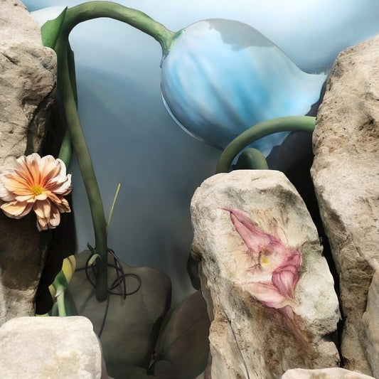 Animated Enchanted Flower Blue - Custom Prop Rentals
