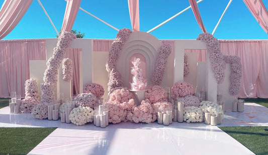 Arch Backdrop 8 Piece - Custom Prop Rentals