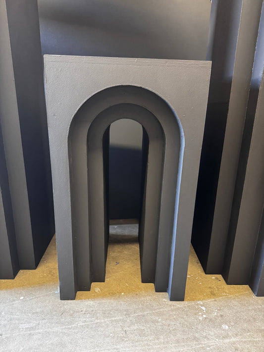Arch Cake Stand Black - Custom Prop Rentals
