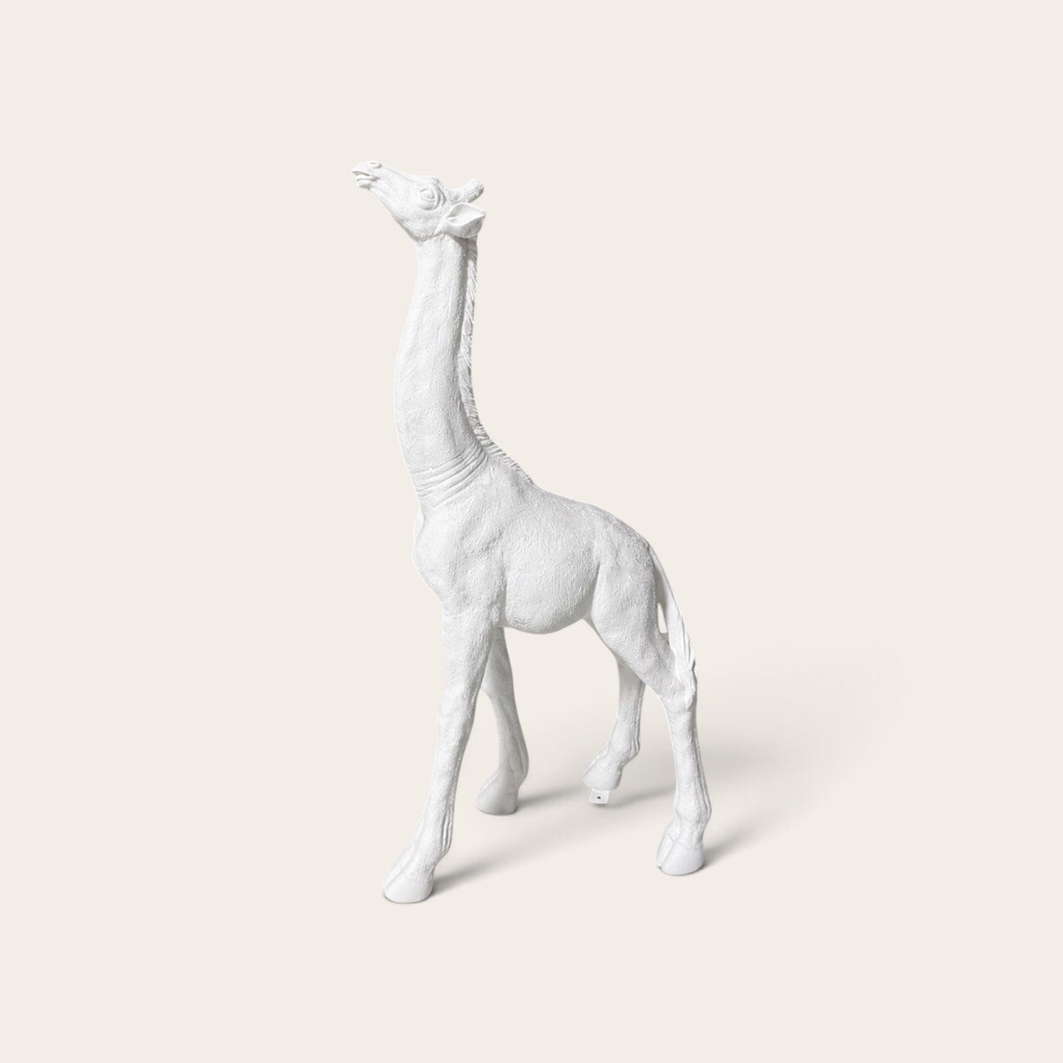 Baby Giraffe Head Lift White - Custom Prop Rentals
