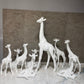 Baby Giraffe Head Twist White - Custom Prop Rentals