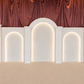 Backdrop 3 Piece with Lights - Custom Prop Rentals