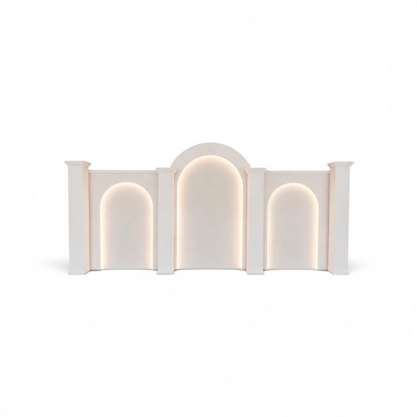 Backdrop 3 Piece with Lights - Custom Prop Rentals