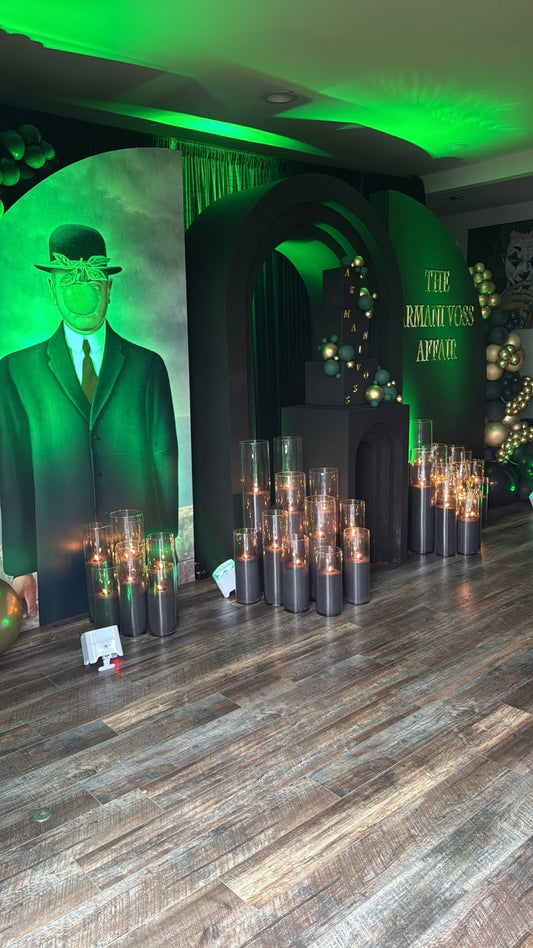 Backdrop 4x7x6 Left in Black - Custom Prop Rentals