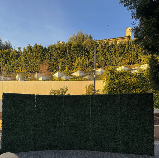 Backdrop Green Hedge - Custom Prop Rentals