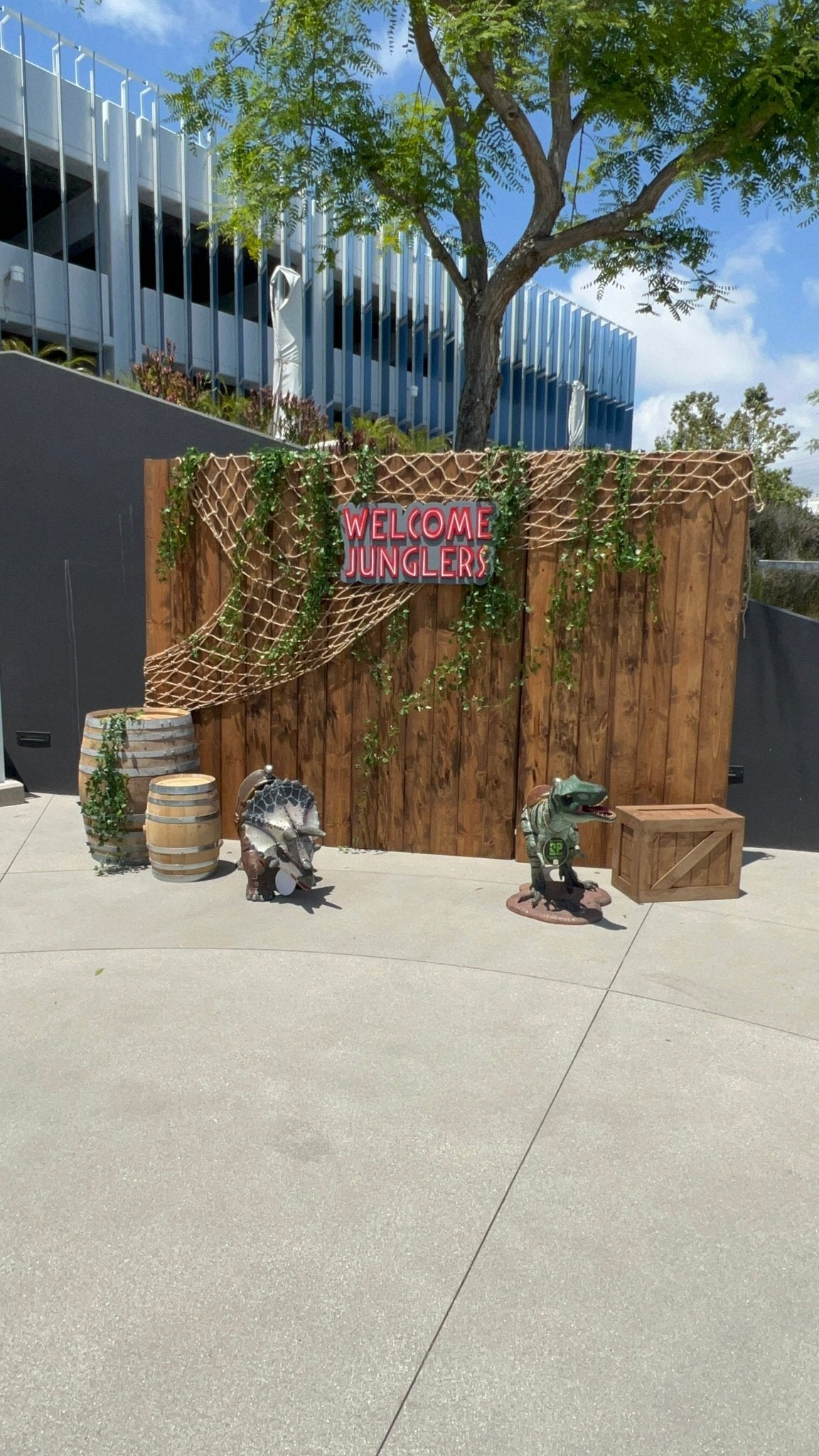 Backdrop Wooden Panels - Custom Prop Rentals