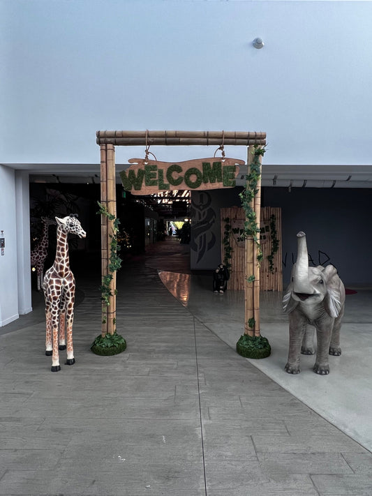 Bamboo Post Package 8 1/2 Ft - Custom Prop Rentals