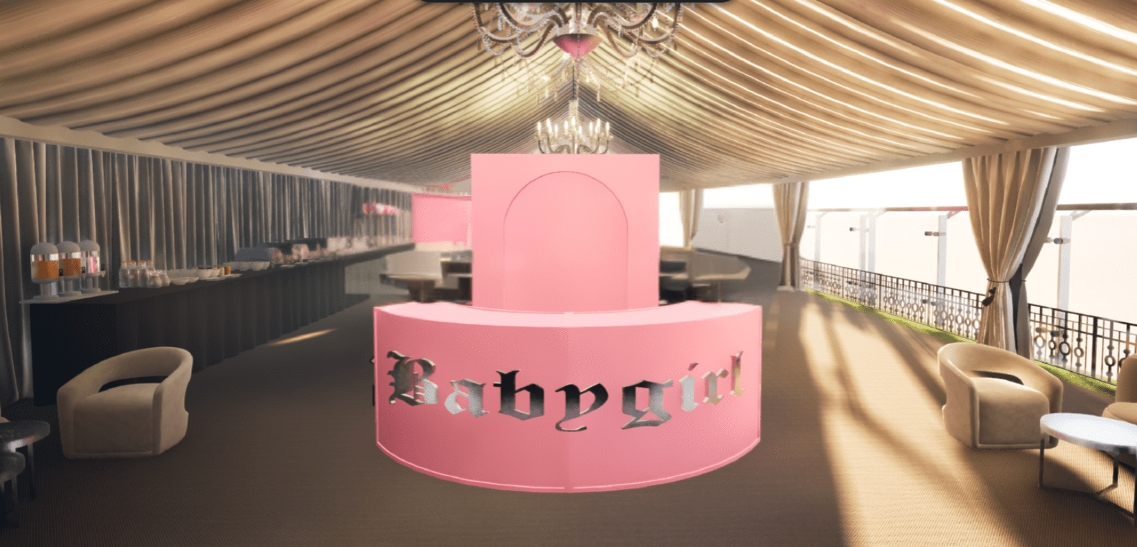 Bar Pink - Custom Prop Rentals