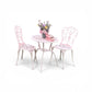 Bistro Set Pink - Custom Prop Rentals