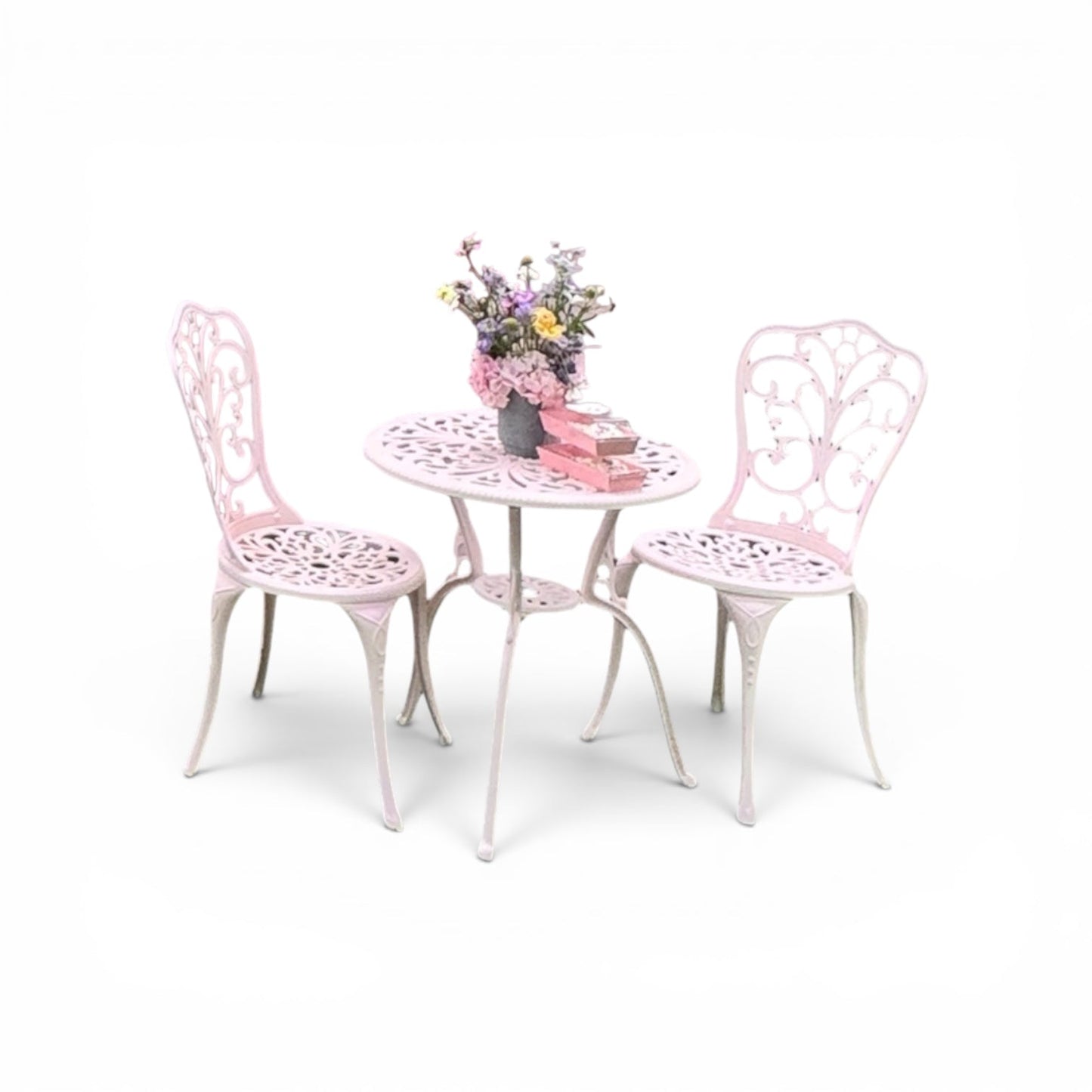 Bistro Set Pink - Custom Prop Rentals