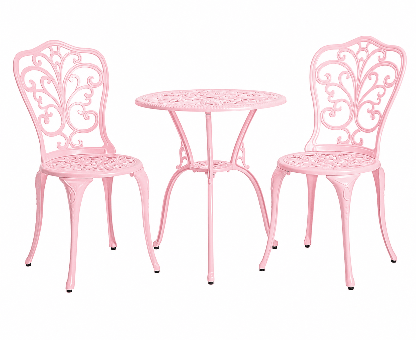 Bistro Set Pink - Custom Prop Rentals
