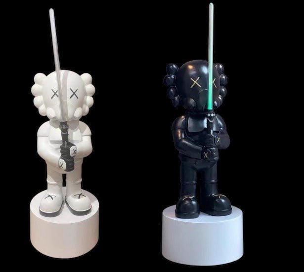 Black Kaws on Base - Custom Prop Rentals