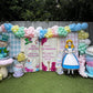 Blue Checkered Wall - Custom Prop Rentals