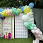 Blue Checkered Wall - Custom Prop Rentals