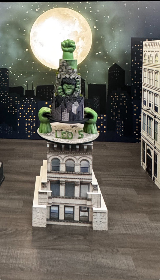 Building Cake Stand - Custom Prop Rentals