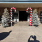 Candy Cane Red & White 8ft - Custom Prop Rentals