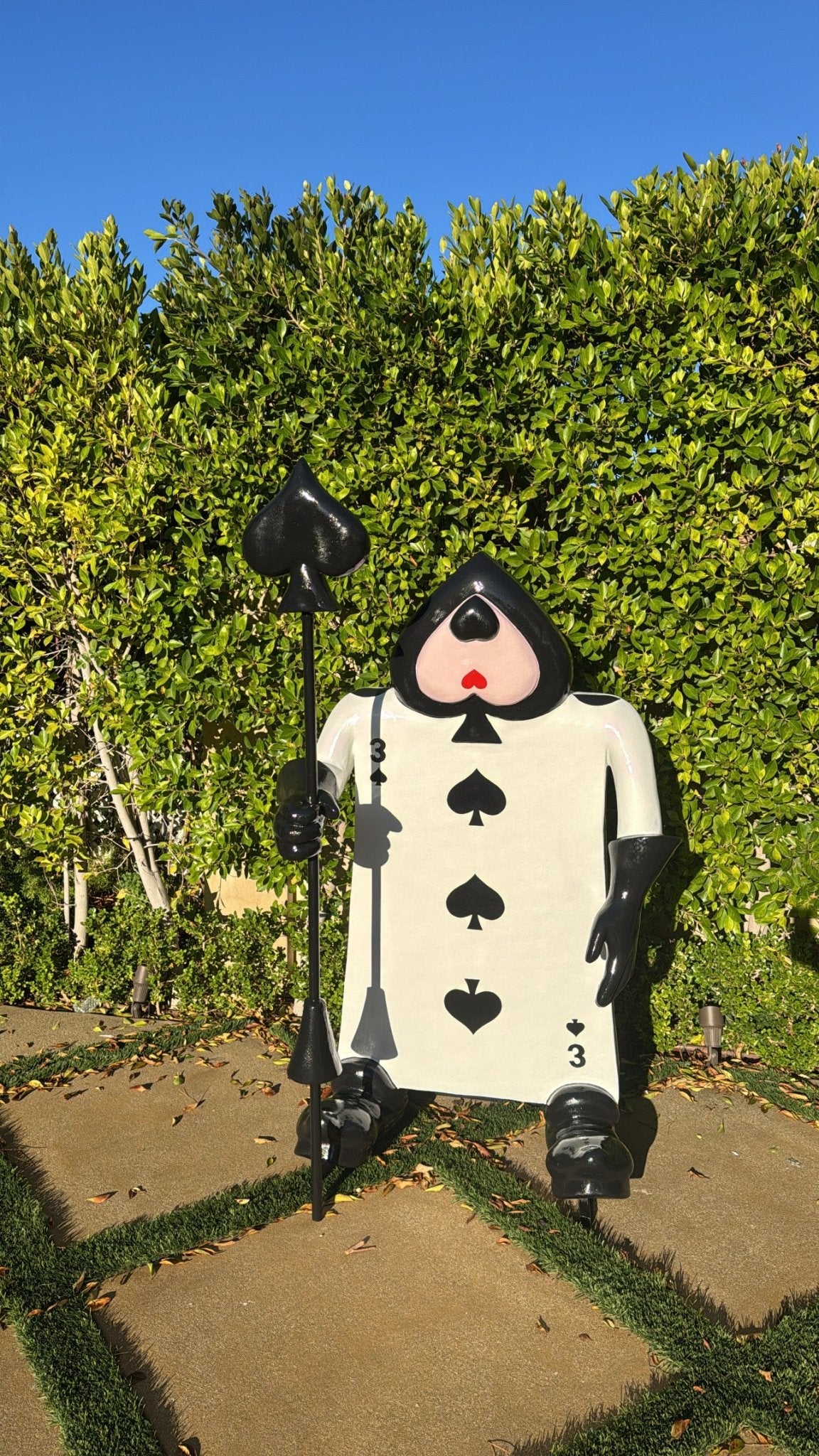 Card Soldier Spade - Custom Prop Rentals