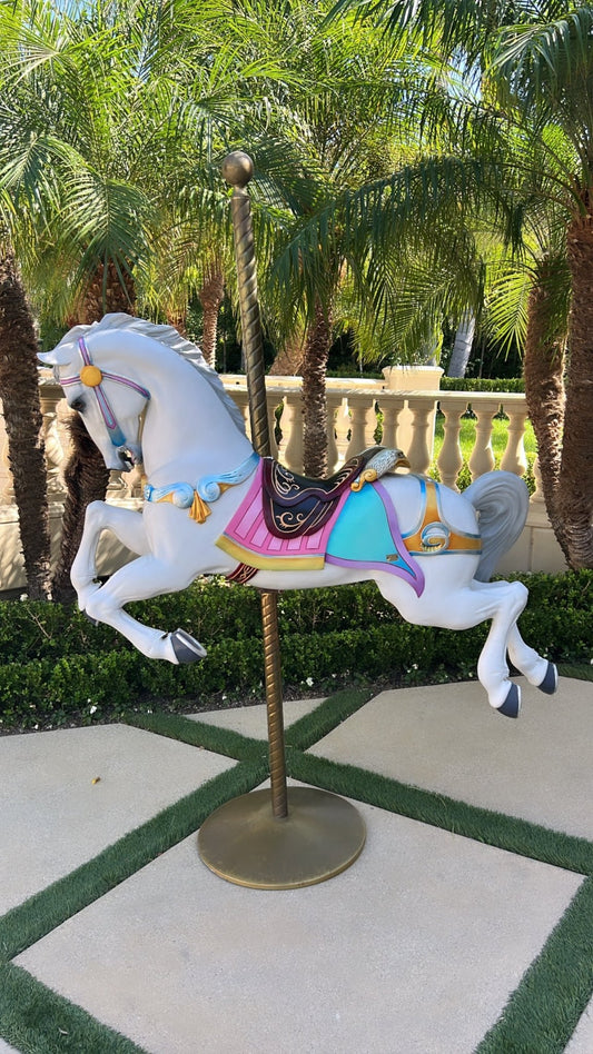 Carousel Horse 5ft - Custom Prop Rentals