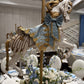 Carousel Horse Blue/Gold - Custom Prop Rentals