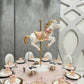 Carousel Horse Pink/Gold - Custom Prop Rentals